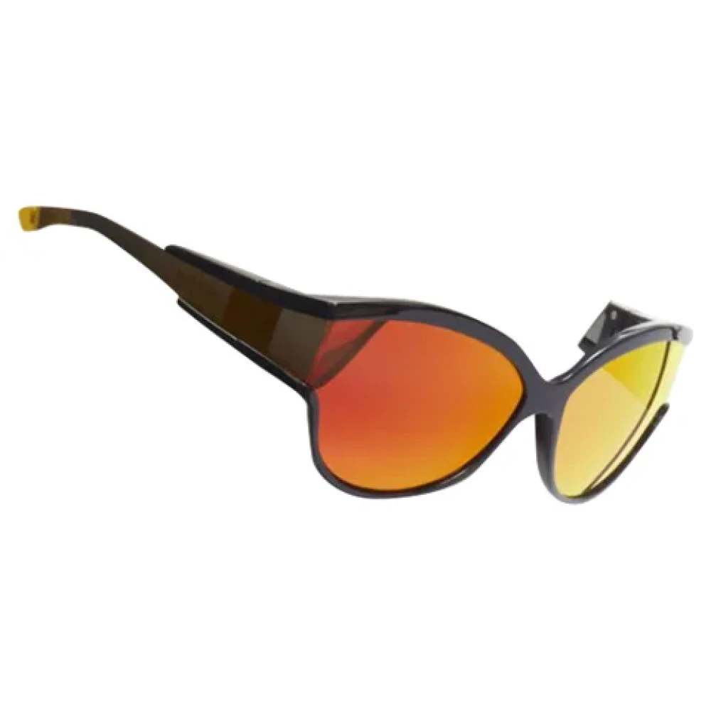Balenciaga Vintage Pre-owned Acetate sunglasses Orange Dames
