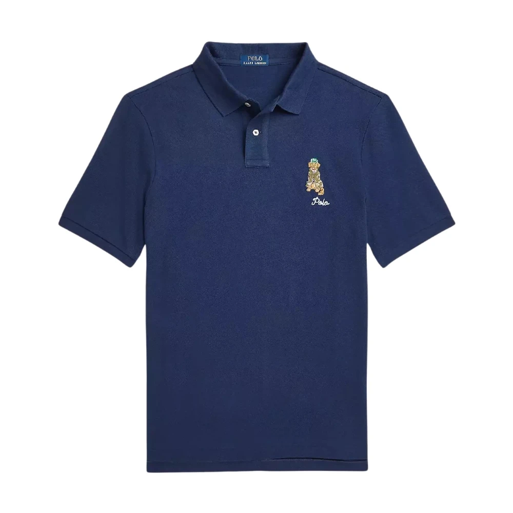 Ralph Lauren Klassiek Polo Shirt met NorHeren Pasvorm Blue Heren