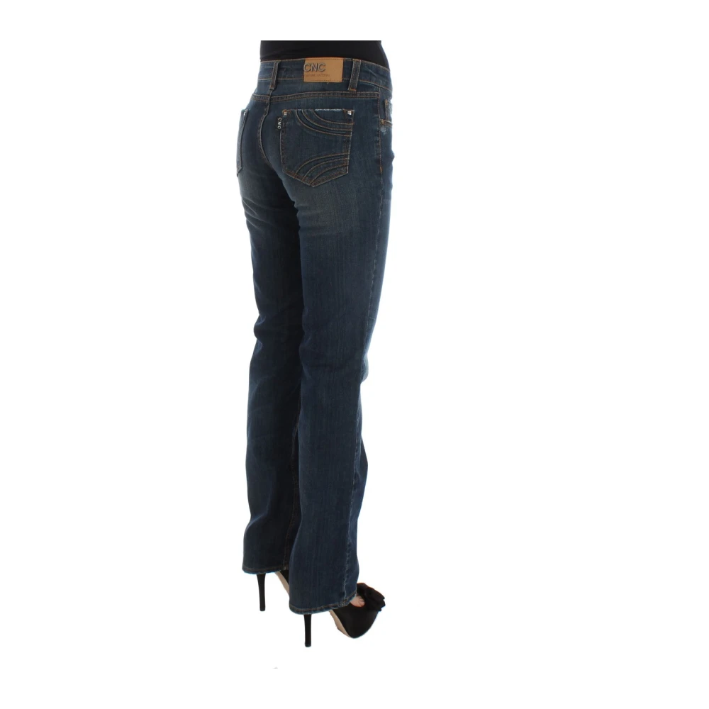 Costume National Blauwe Designer Jeans Regular Fit Blue Dames