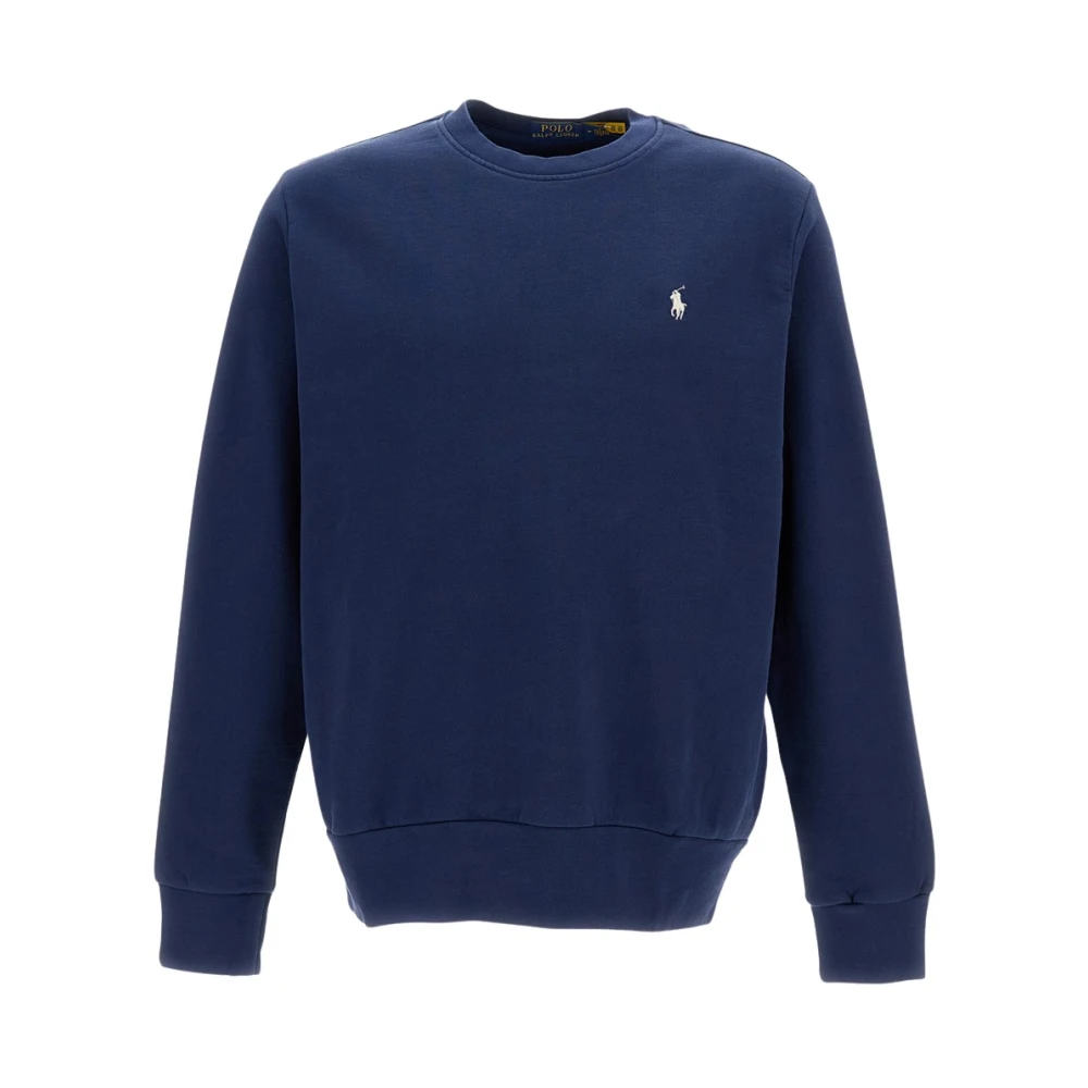 Polo Ralph Lauren Men's Blue Sweatshirts, M, Pony Crewneck Sweatshirt