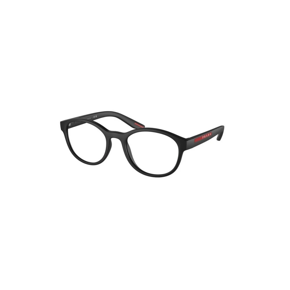 Prada Stijlvolle zonnebril met uniek ontwerp Black Unisex