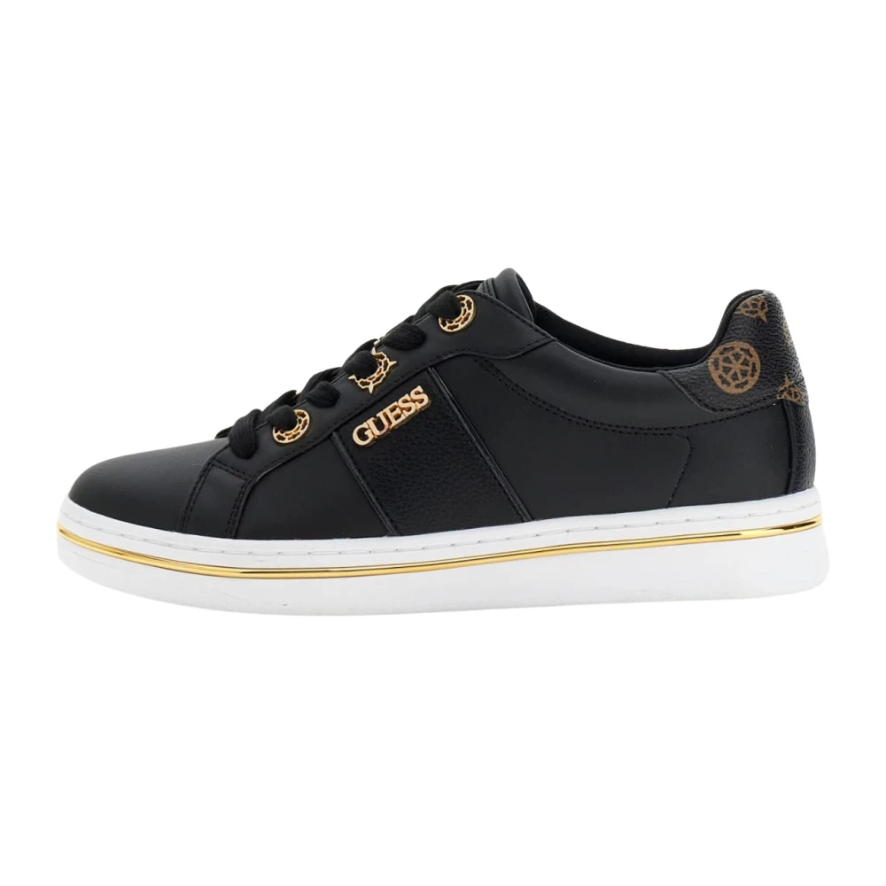 Guess Stew Sneaker Dames Schoenen Zwart
