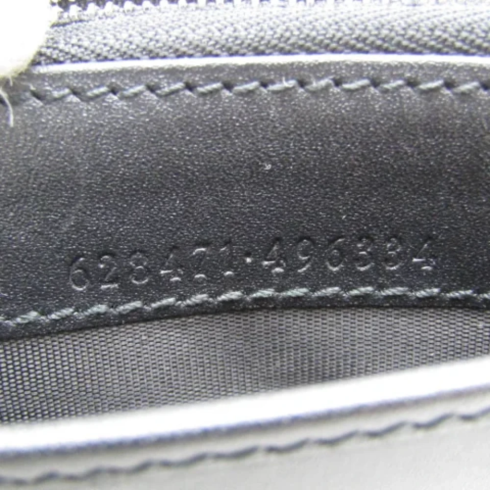 Gucci Vintage Pre-owned Leather wallets Black Dames