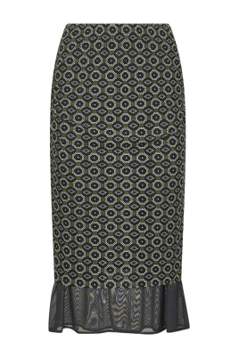green-mesh-midi-skirt