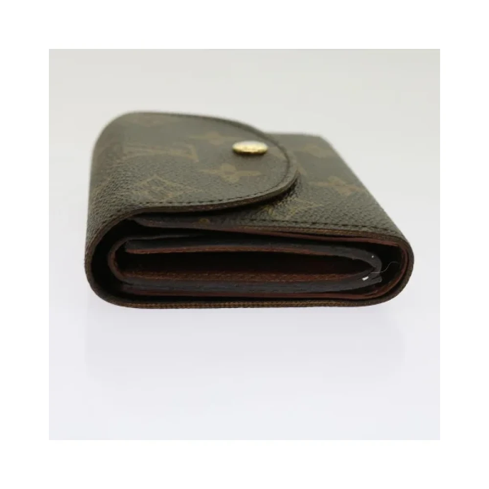 Louis Vuitton Vintage Pre-owned Coated canvas wallets Brown Dames
