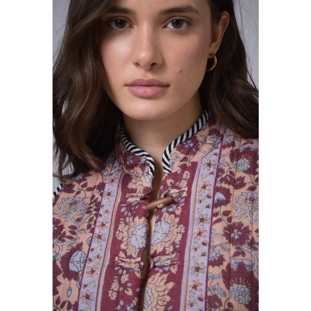 Manoush Bohemian Bloemen Mouwloos Jack Multicolor Dames