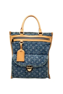 Pre-owned Monogram Denim Tote Bag