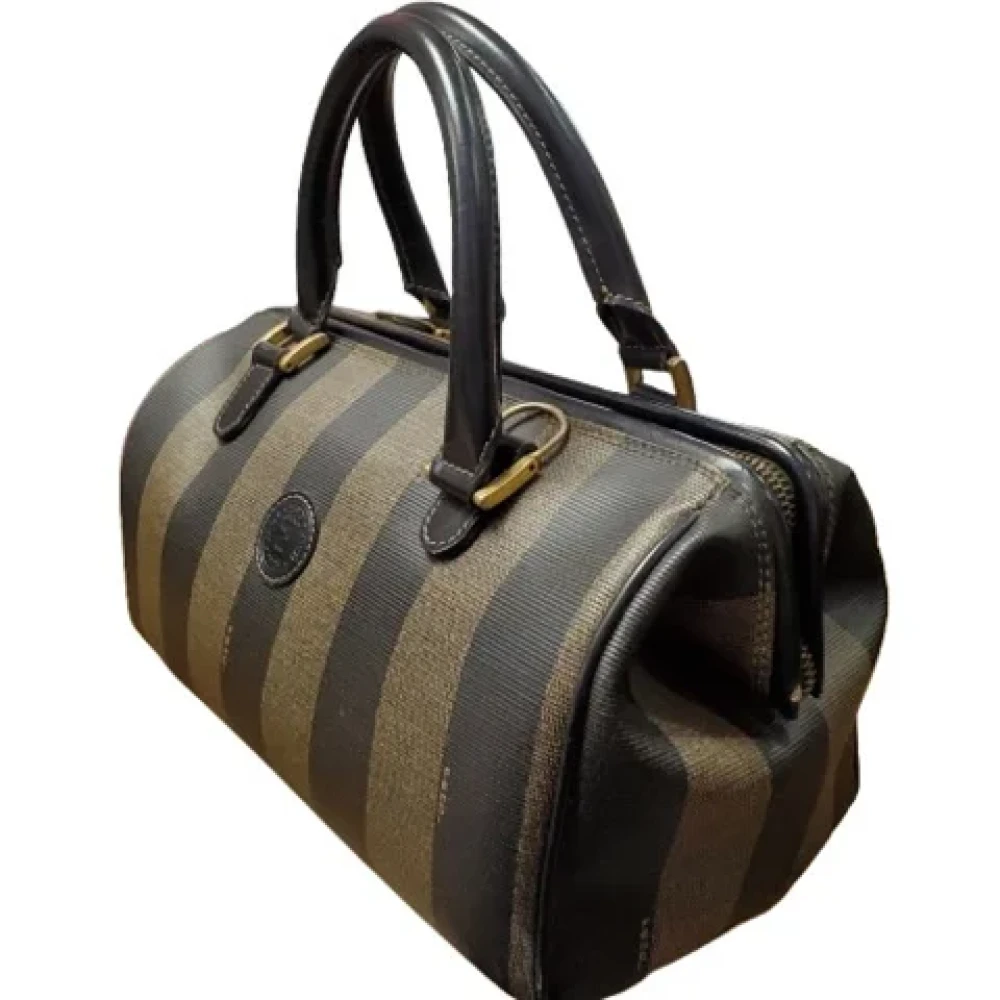 Fendi Vintage Pre-owned Leather fendi-bags Beige Dames