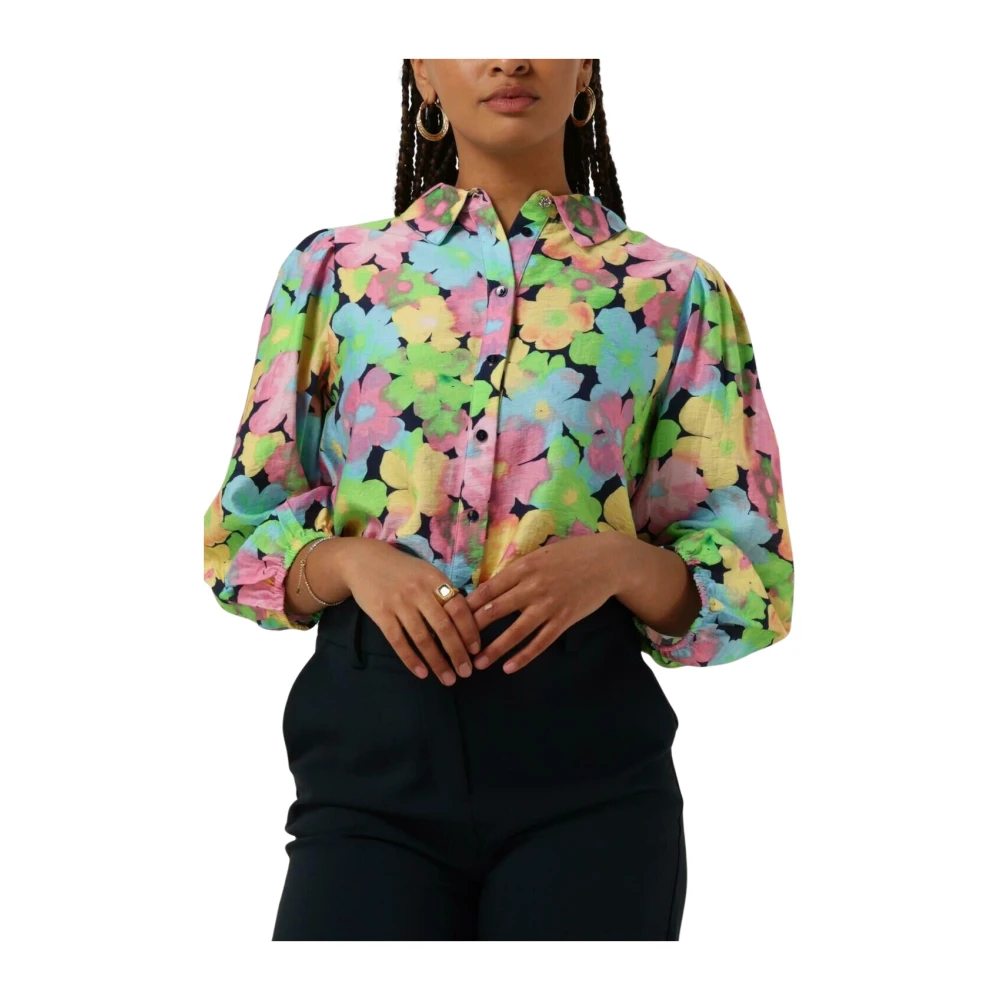 Pom Amsterdam Kersenbloesem Blouse Multicolor Dames
