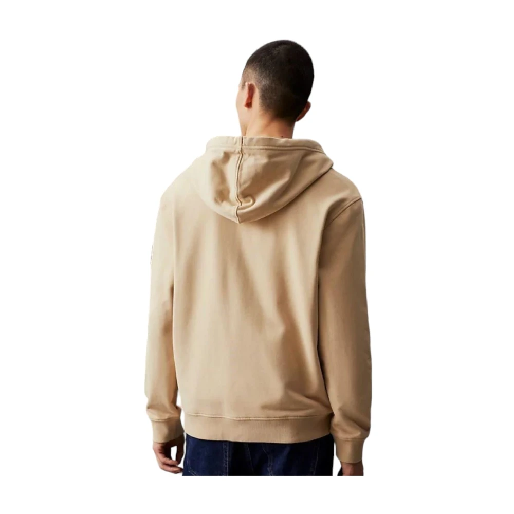 Calvin Klein Stijlvolle Sweatshirt voor Mannen Beige Heren