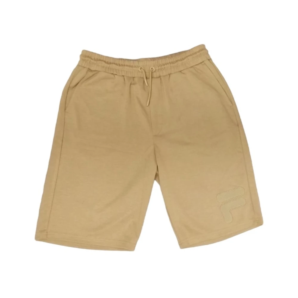 Fila Men's Beige Casual Shorts, S, Shorts Calp Fam0312 Cotton