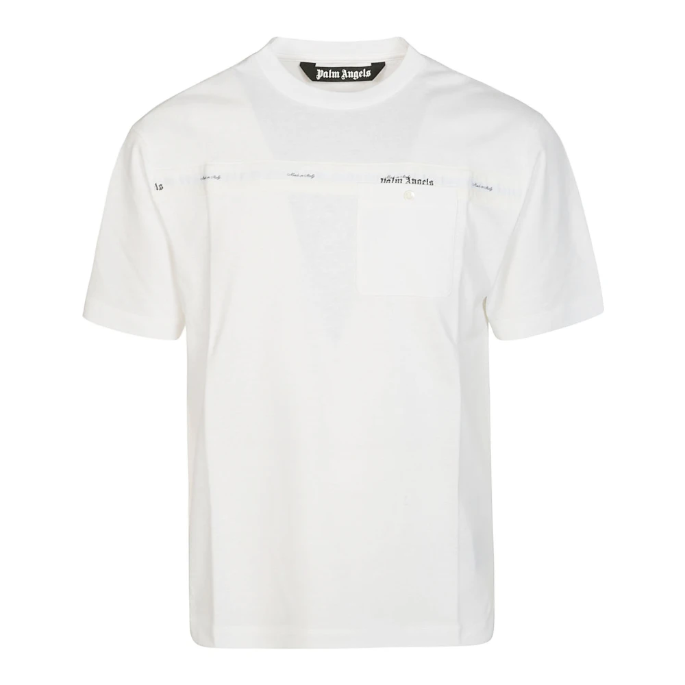 Palm Angels Sartoriale Zak T-Shirt White Heren