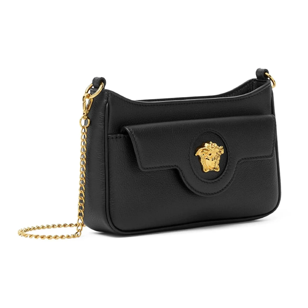 Versace Zwart Goud Mini Tas Black Dames