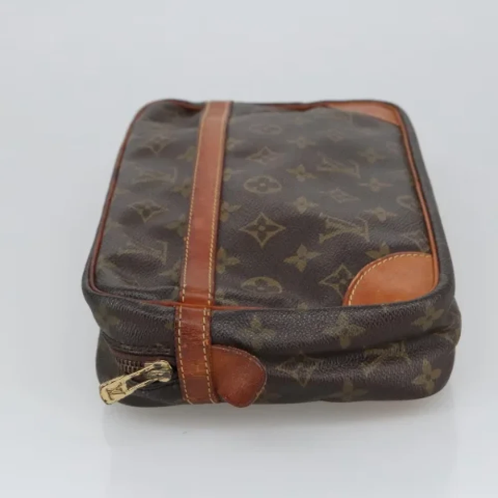 Louis Vuitton Vintage Pre-owned Canvas clutches Brown Dames