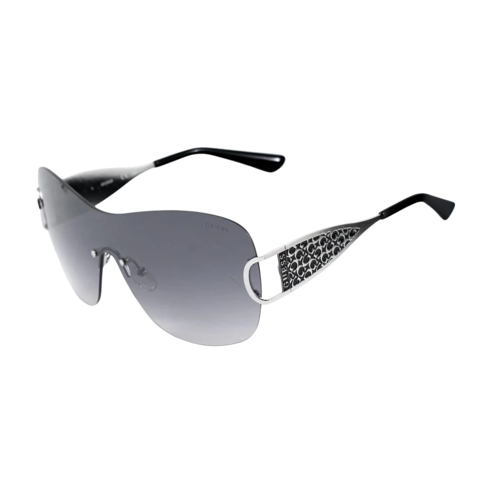 Guess Women's Gray Metal Frame Sunglasses With Uv Protection