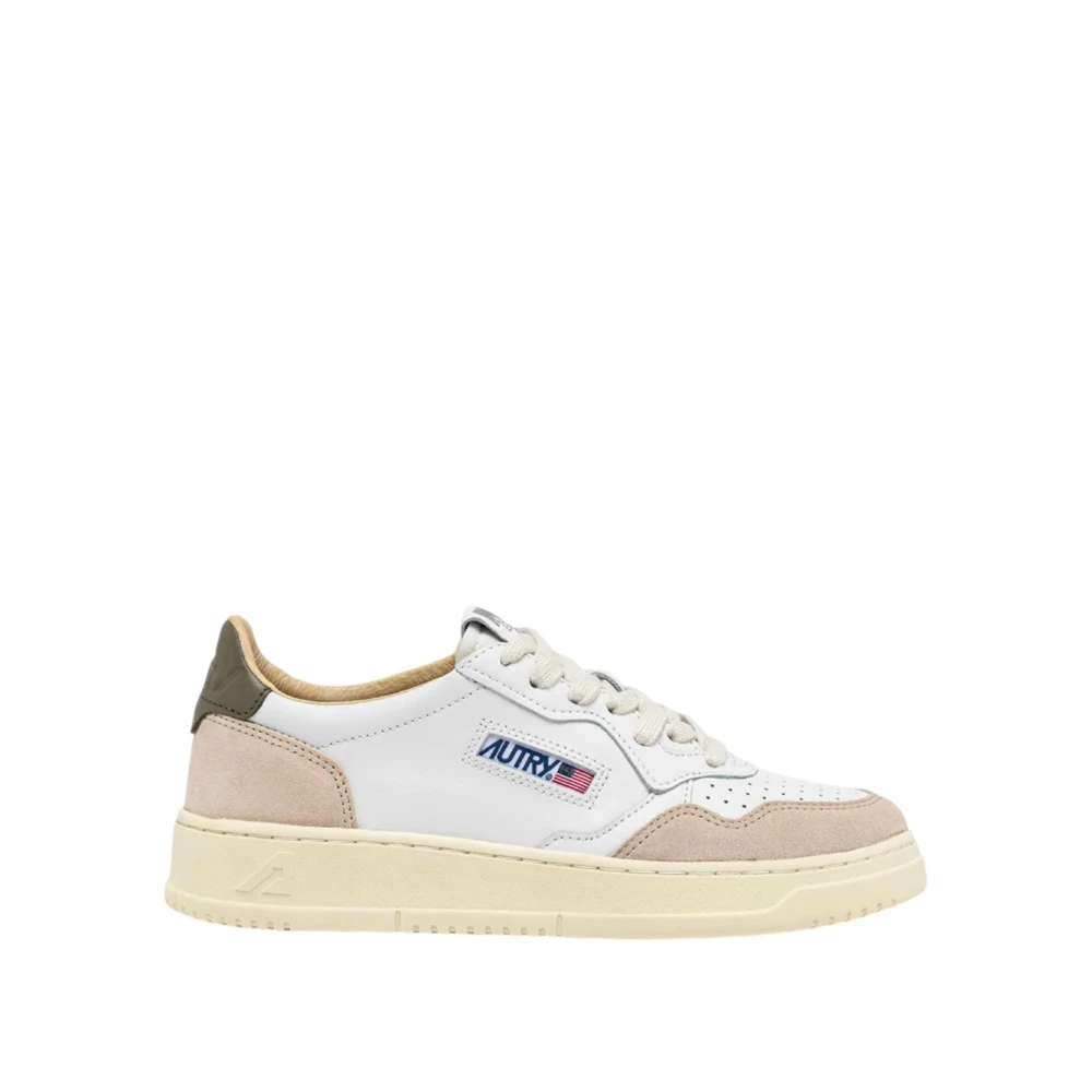 Autry Men's White Medalist Low Trainers - Sneakers - 6 Uk - Shoes