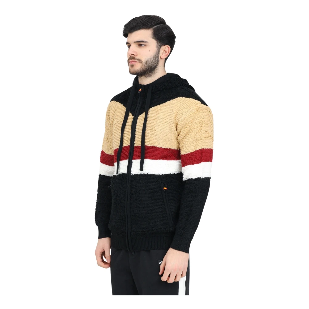 Ellesse Kleur blok rits hoodie modern ontwerp Multicolor Heren