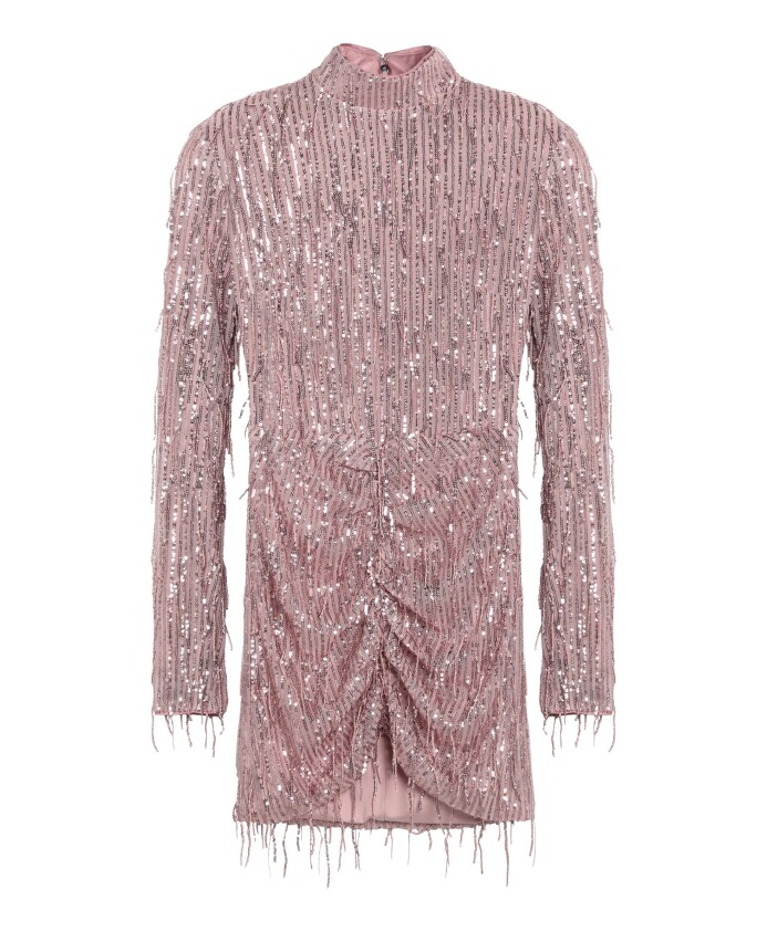 sequin-fringe-mini-dress-pink