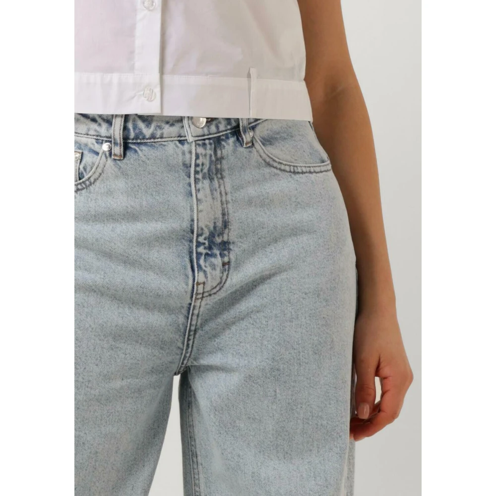 Gestuz Wide Jeans Kailygz Hw Blue Dames
