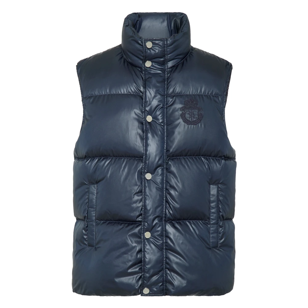 Billionaire Homme Bleu - Nylon Puffer Vest - Vestes - Taille: 3XL
