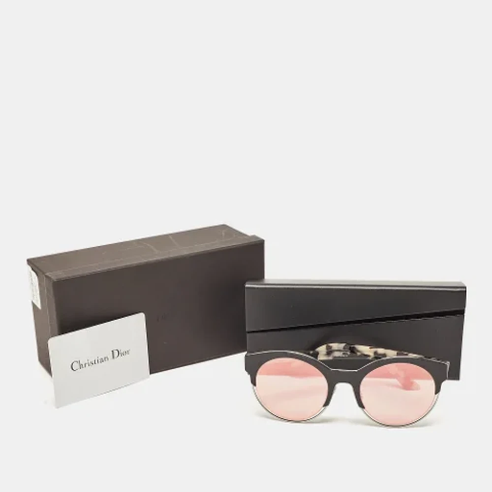 Dior Vintage Pre-owned Acetate sunglasses Multicolor Dames