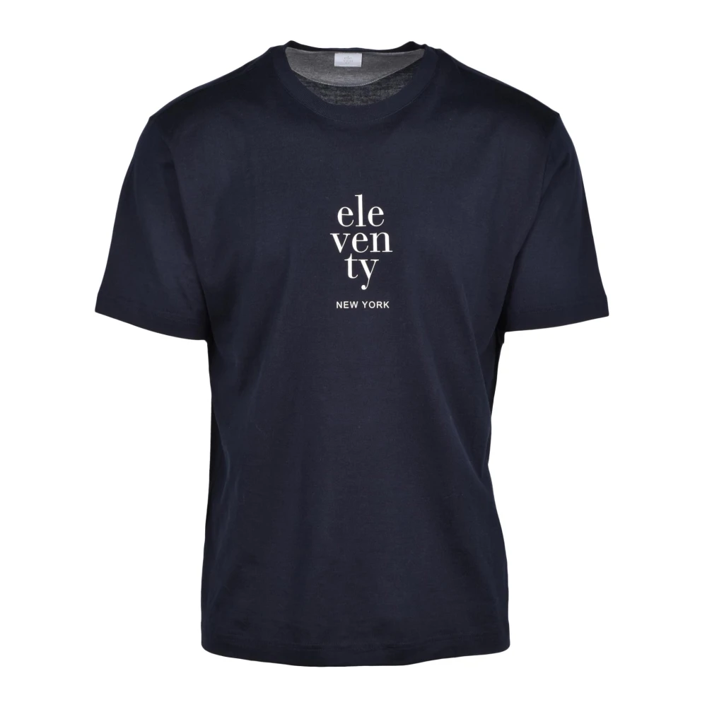 Eleventy - Tops > T-Shirts - Blue - Eleventy - Modalova