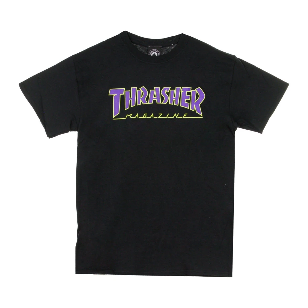 Thrasher T-Shirts Black Heren
