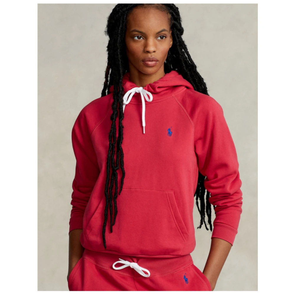 Polo Ralph Lauren Sunrise Rode Hoodie Red Dames