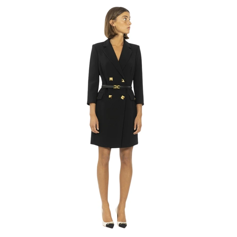Elisabetta Franchi Kort jasjejurk Black Dames