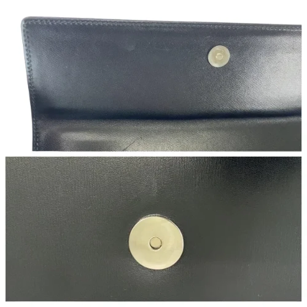 Salvatore Ferragamo Pre-owned Leather shoulder-bags Black Dames
