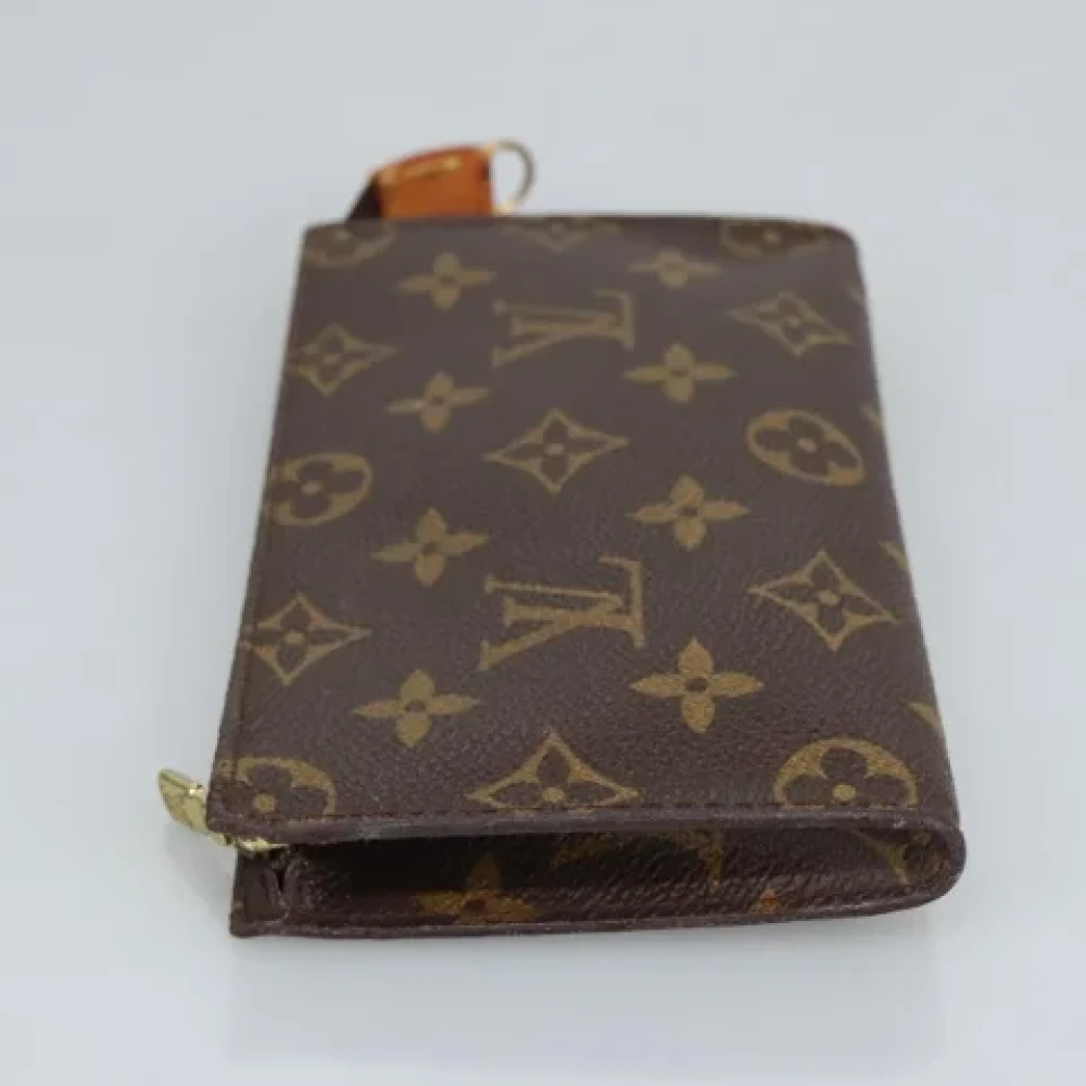 Louis Vuitton Vintage Pre-owned Leather pouches Brown Dames