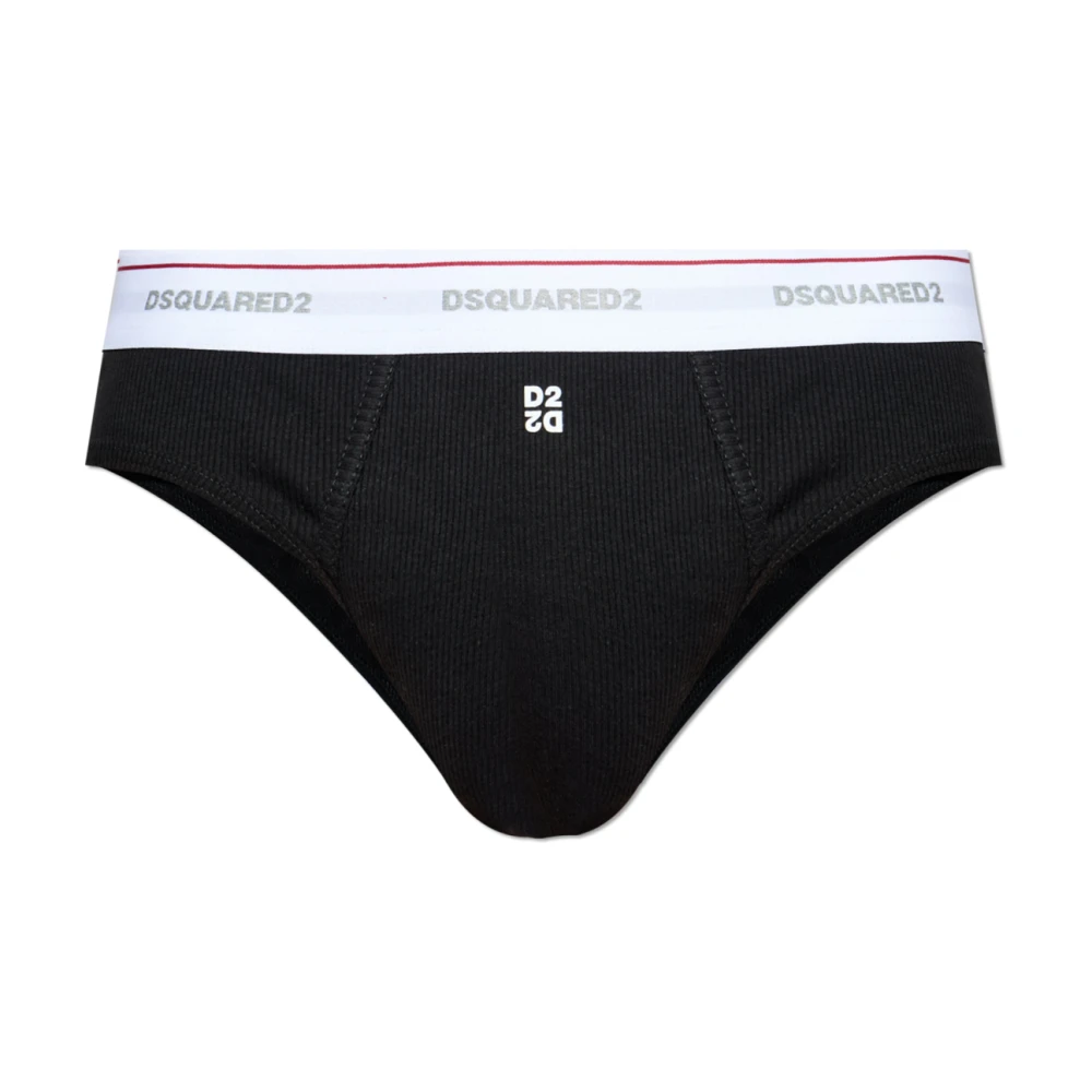 Dsquared2 Herren Schwarz Unterwäsche, K, Lgröße: