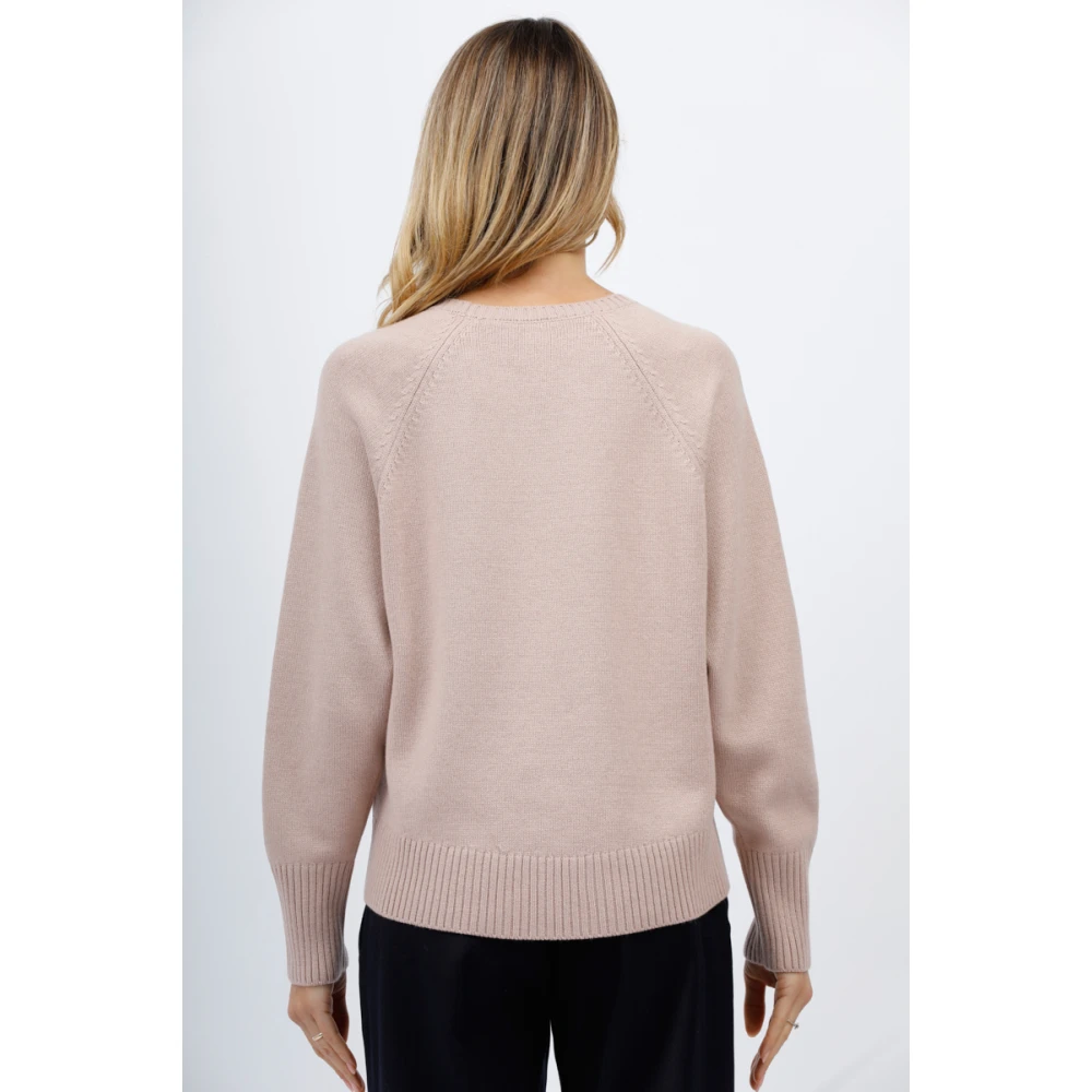 Gran Sasso Ronde hals trui Pink Dames