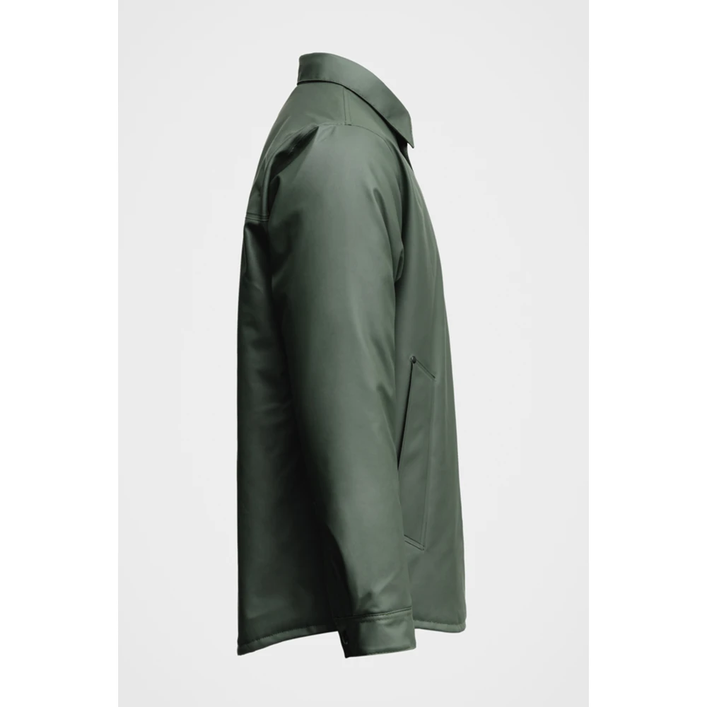 Stutterheim Waterdichte Winter Overshirt Jas Green Heren