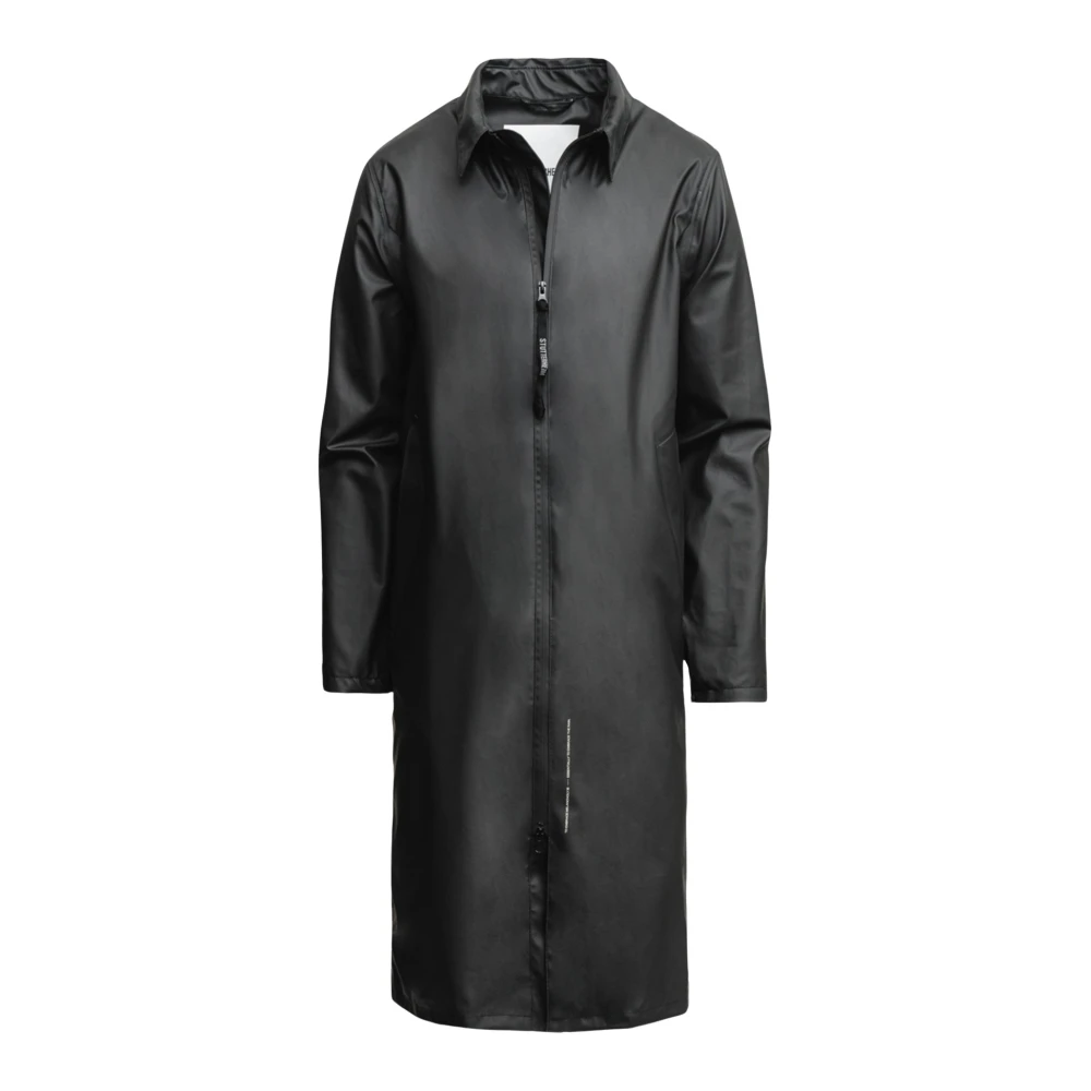 Stutterheim Lätt Vattentät Parka Black, Dam