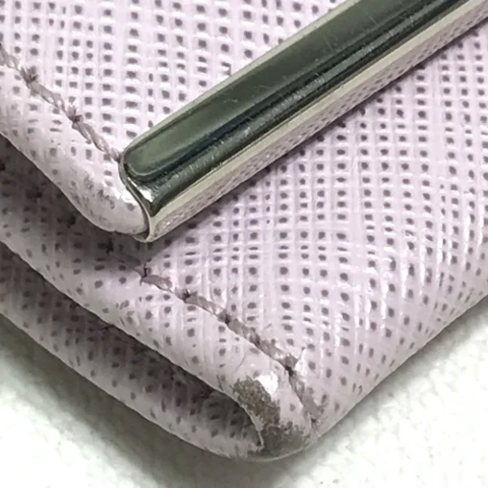 Salvatore Ferragamo Pre-owned Leather wallets Purple Dames