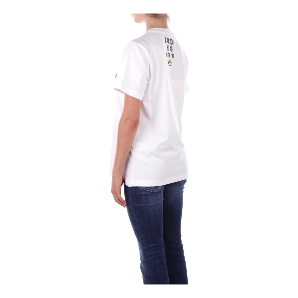 Barrow Wit Logo T-shirt White Dames