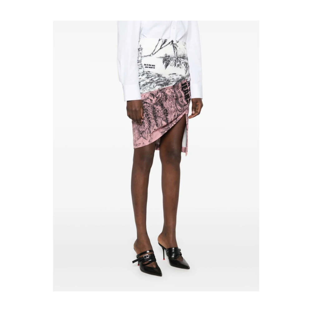 Moschino Stijlvolle polyester rok Multicolor Dames