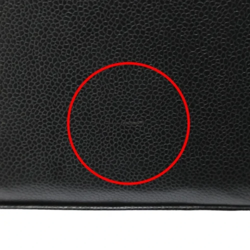 Chanel Vintage Pre-owned Leather chanel-bags Black Dames