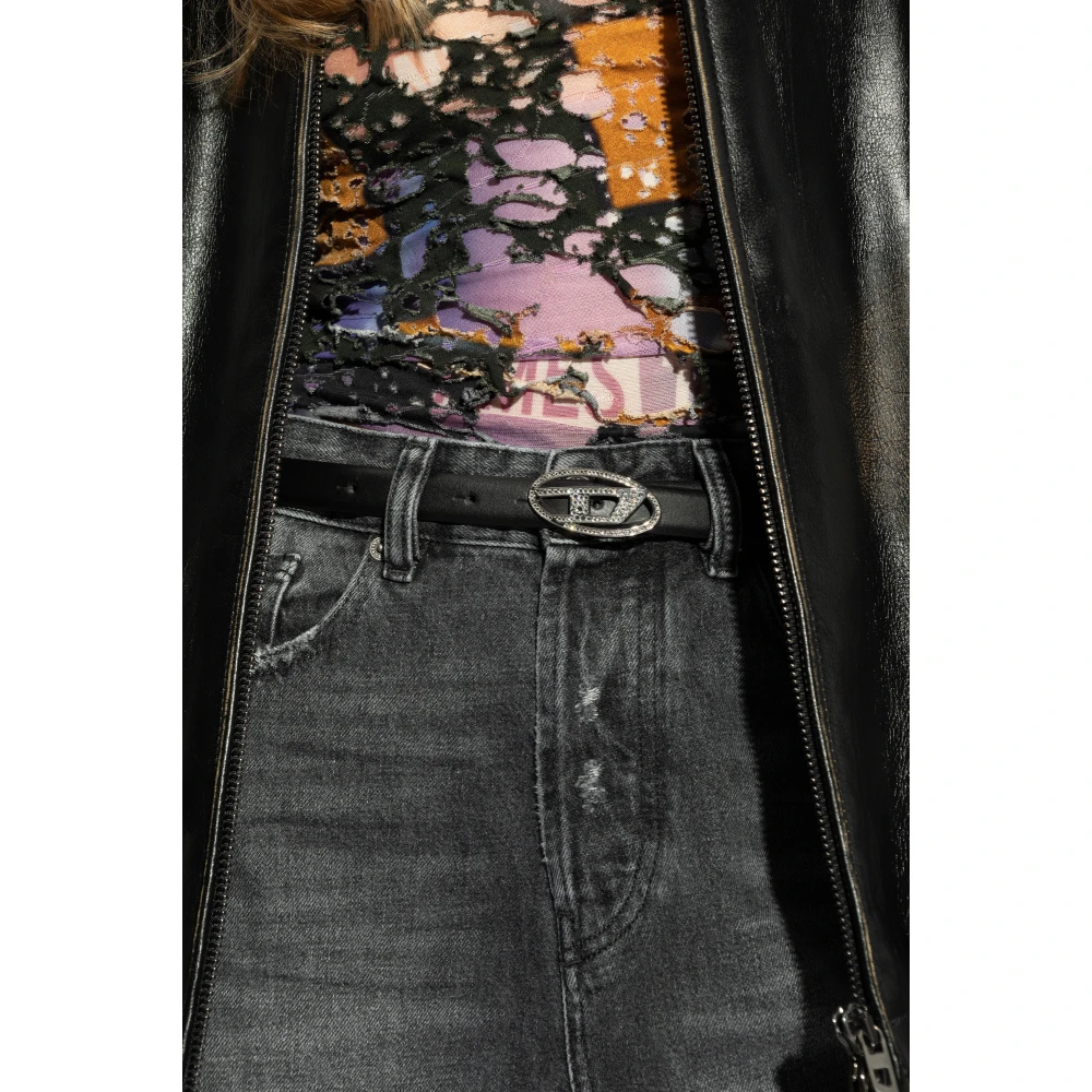 Diesel Riem B-1Dr Strass Black Dames