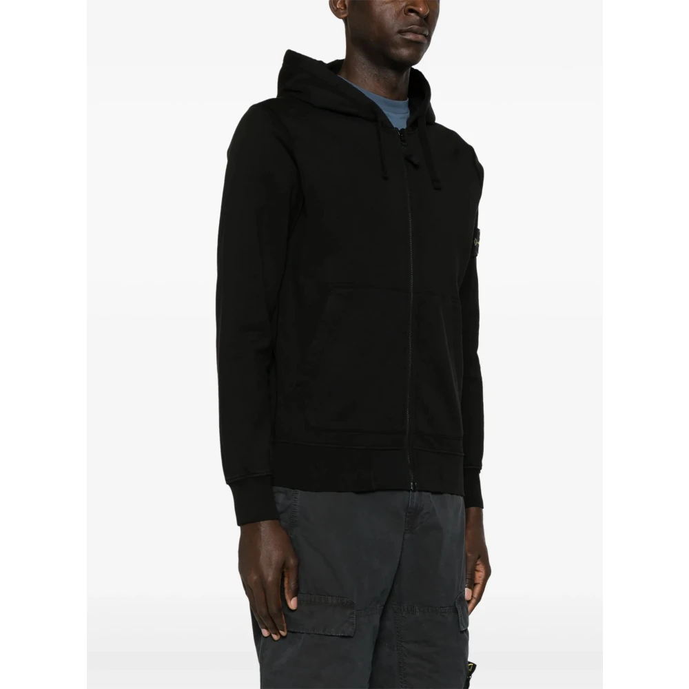 Stone Island Zwarte Truien voor Mannen Black Heren