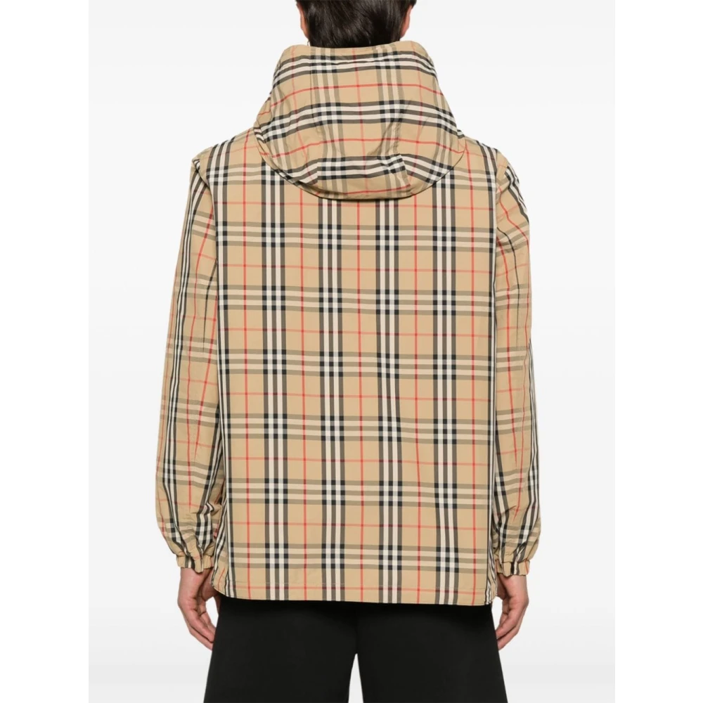 Burberry Beige Licht jack met Vintage Check Beige Heren