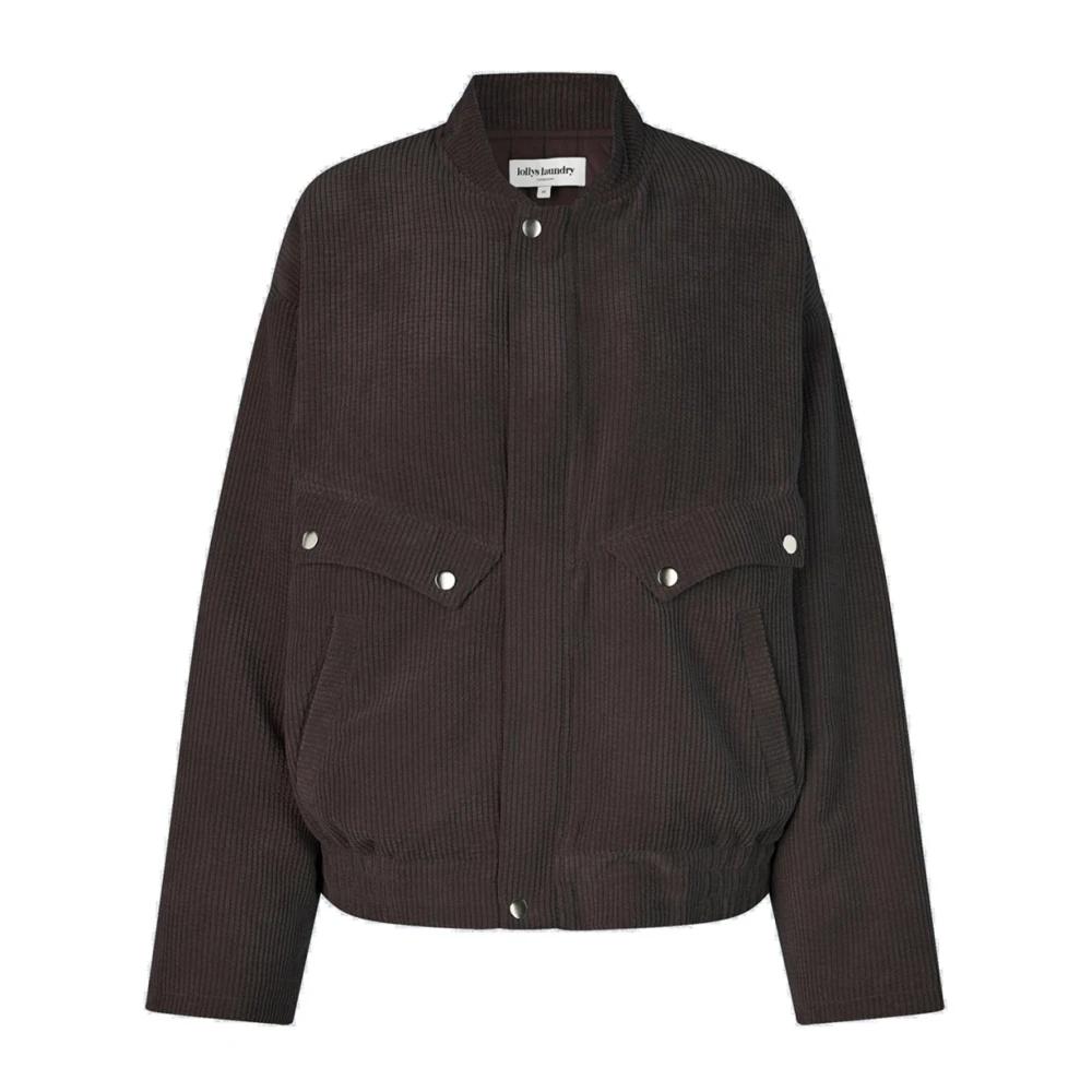 Lollys Laundry Women's Brown Light Jackets, Xs, Dark Mokka Cotton Jacket