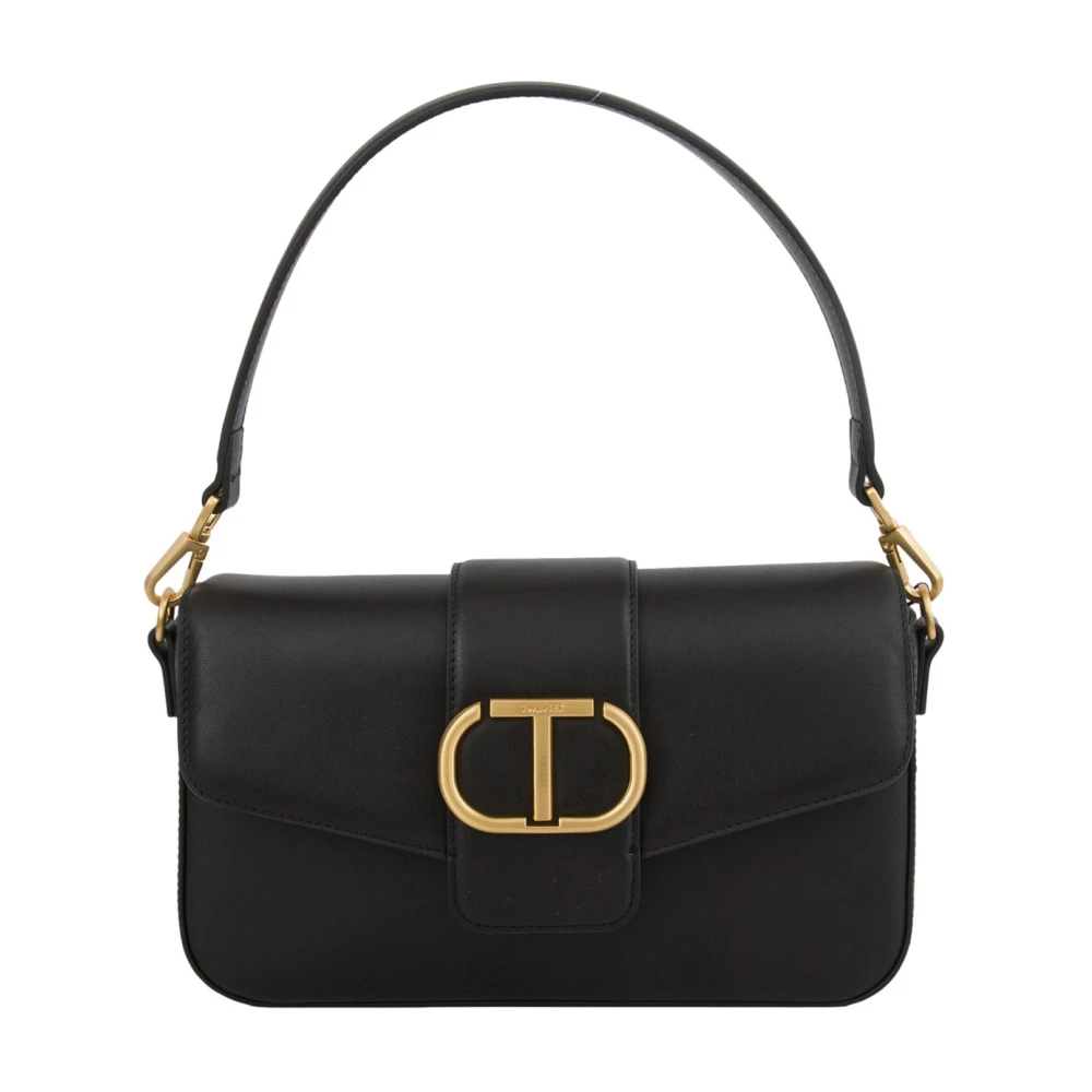 Twinset Zwarte Schoudertas Black Dames