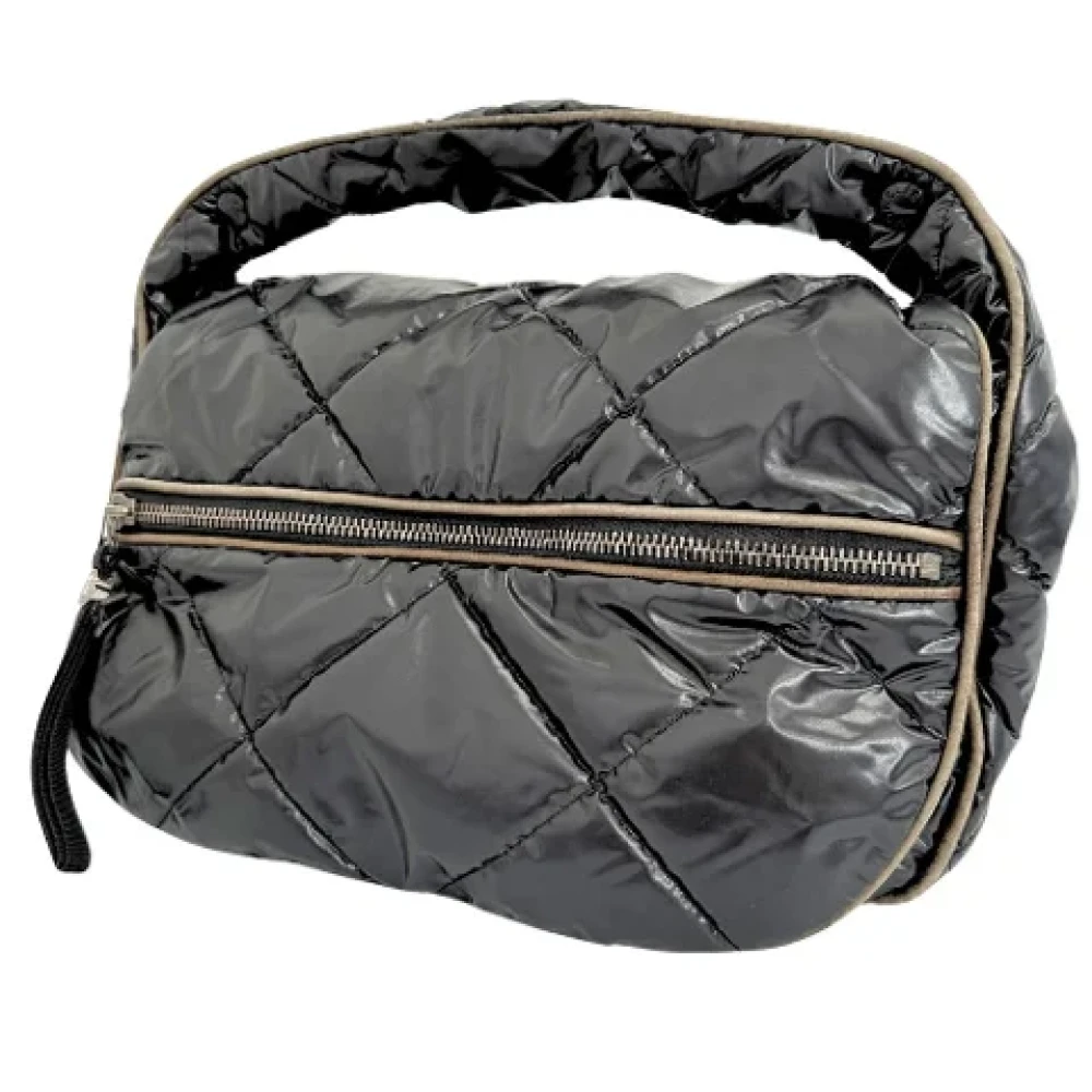 Moncler Pre-owned Fabric handbags Black Dames