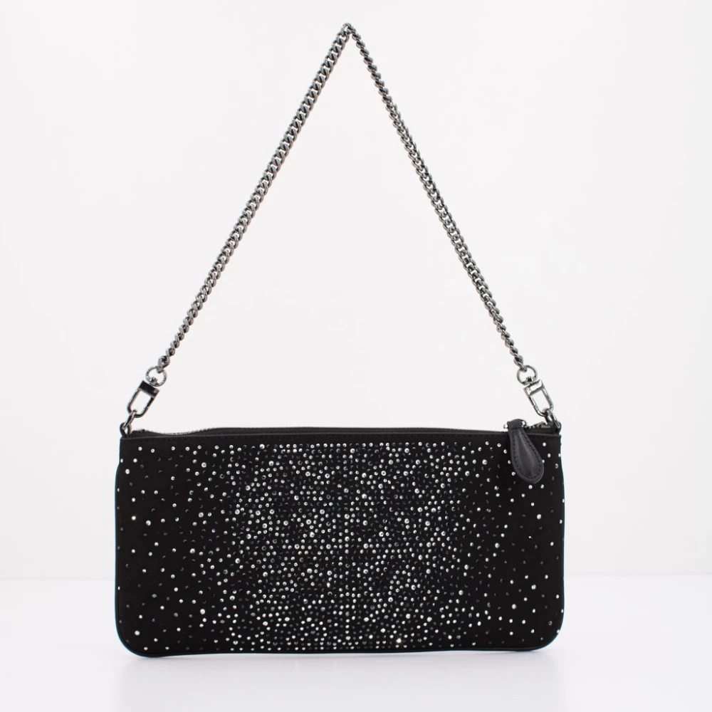 pinko Platte Horizontale Schoudertassen Black Dames