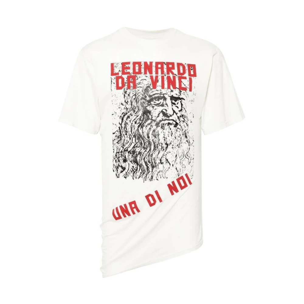 Magliano Grafische Print Katoenen T-shirt White Heren