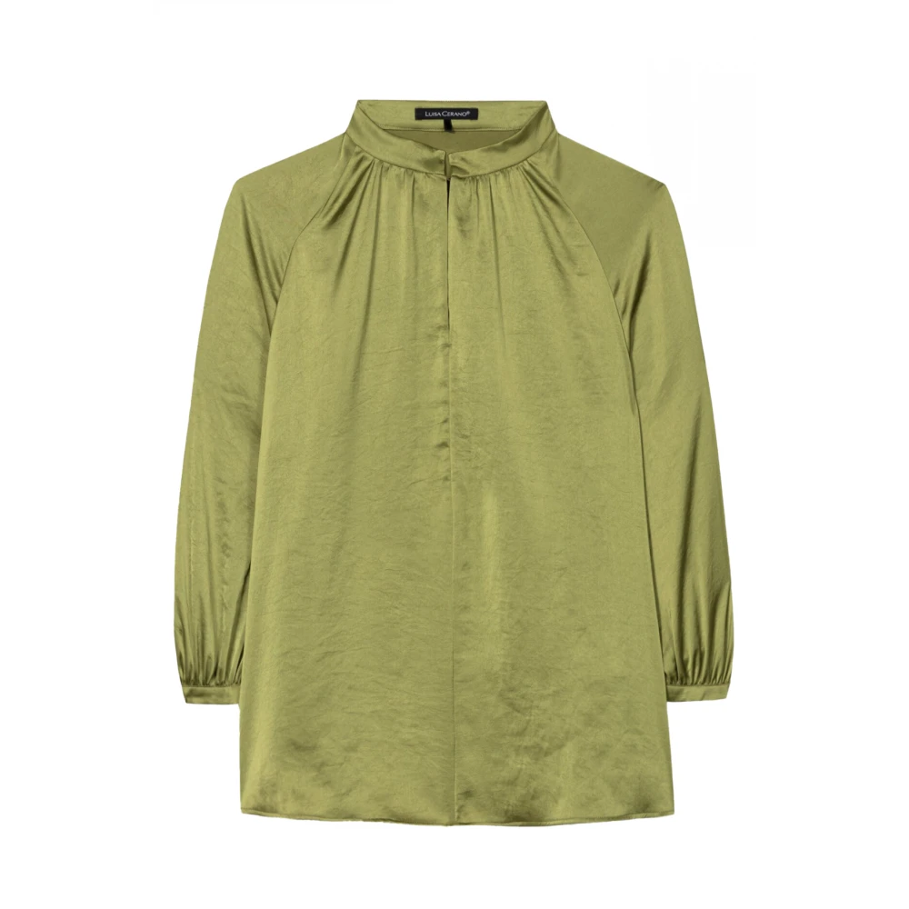 LUISA CERANO Stijlvolle Blouses Collectie Green Dames