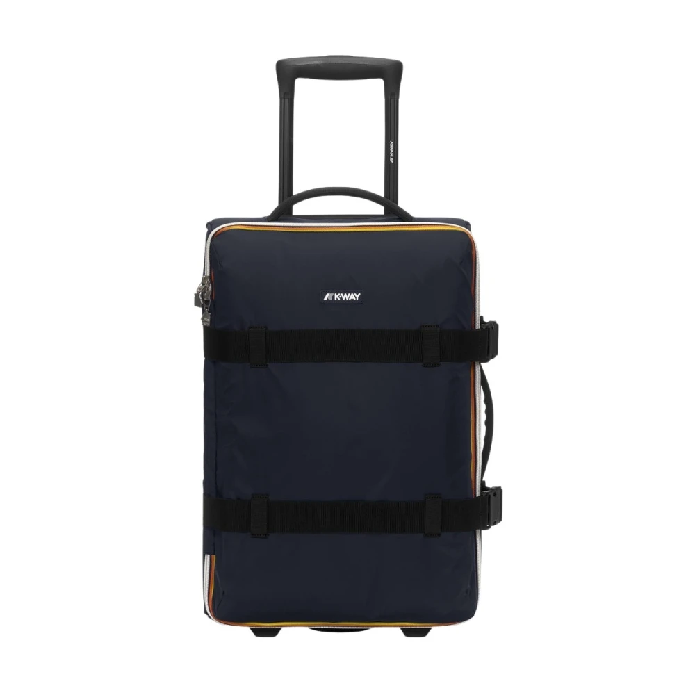 K-way Blauw Diepte Zwart Puur Trolley Blue Unisex