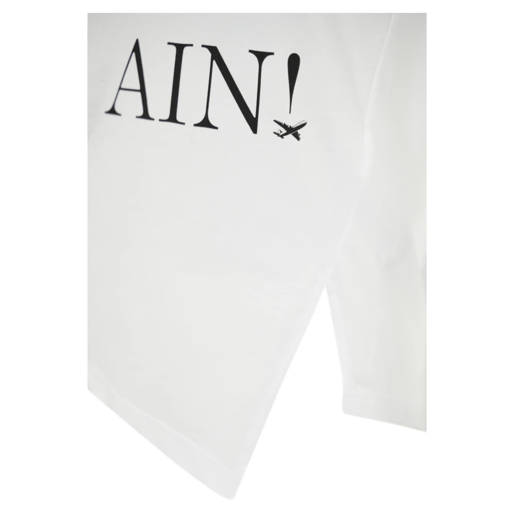 Elisabetta Franchi Dames Jersey T-shirt met Letterprint White Dames